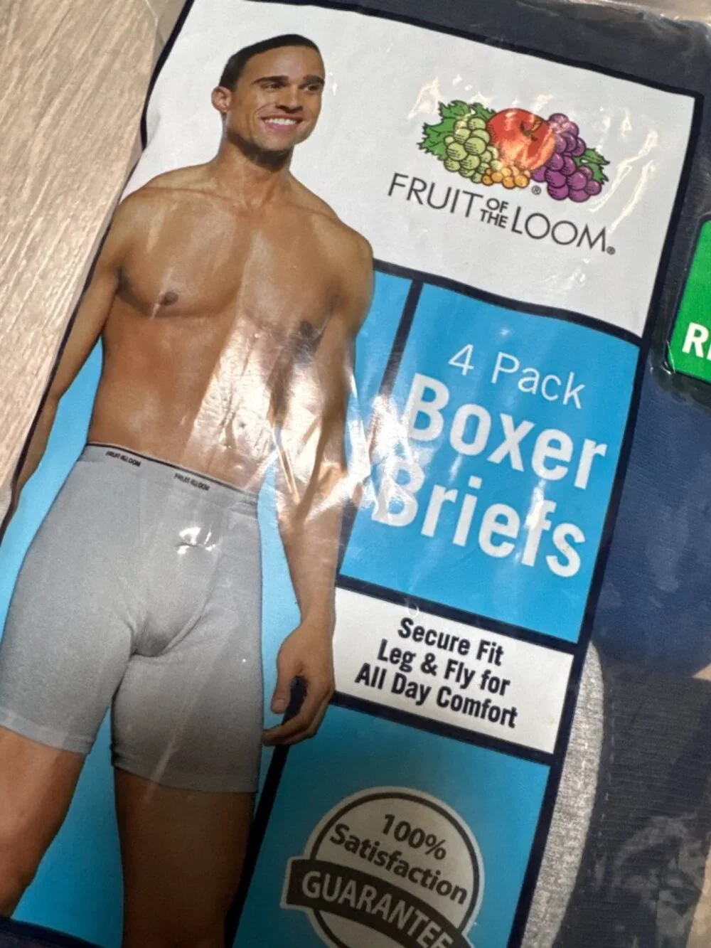 Fruit Of The Loom NIP Mens 4-Pack Boxer Briefs 3XL 48-50